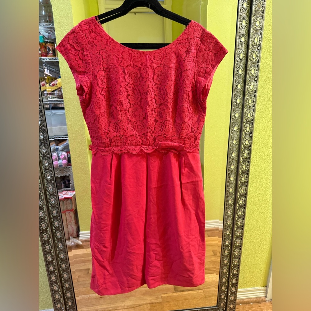 🌻 Vintage 1950s Pink Cocktail Dress
